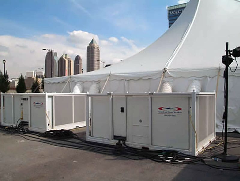 Renting a Large Tent for a Construction Job Site | American Pavilion