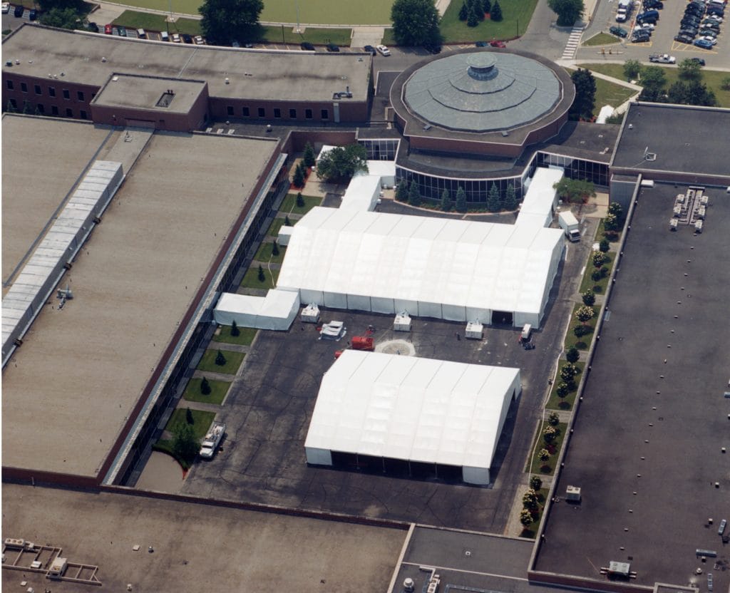 30,000 Square Feet of Losberger Tents | American Pavilion