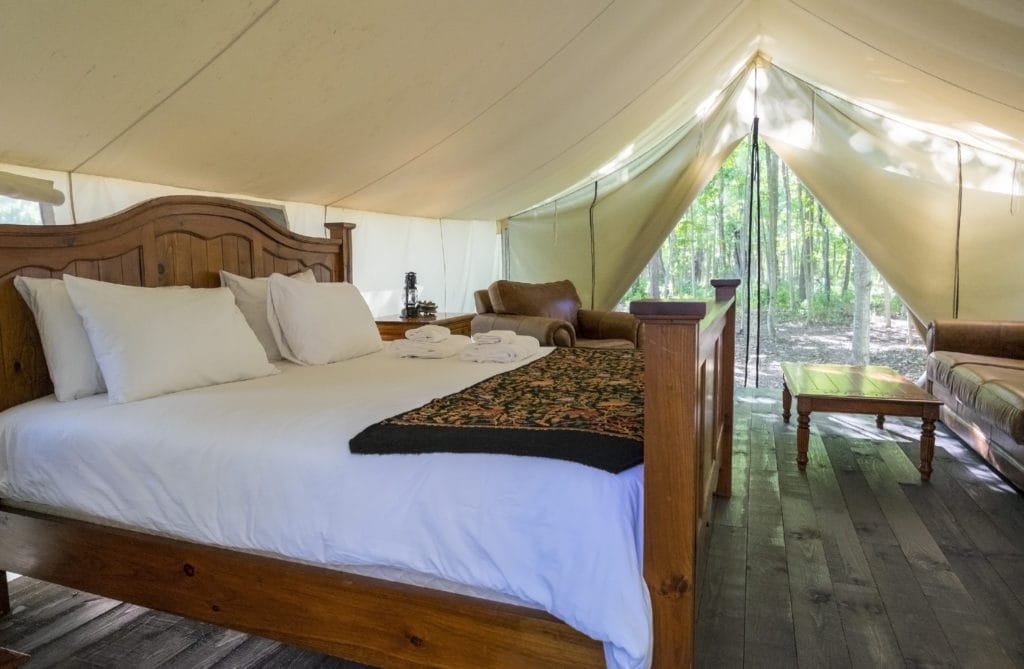 Go Luxury Camping In A Large Tent This Summer American