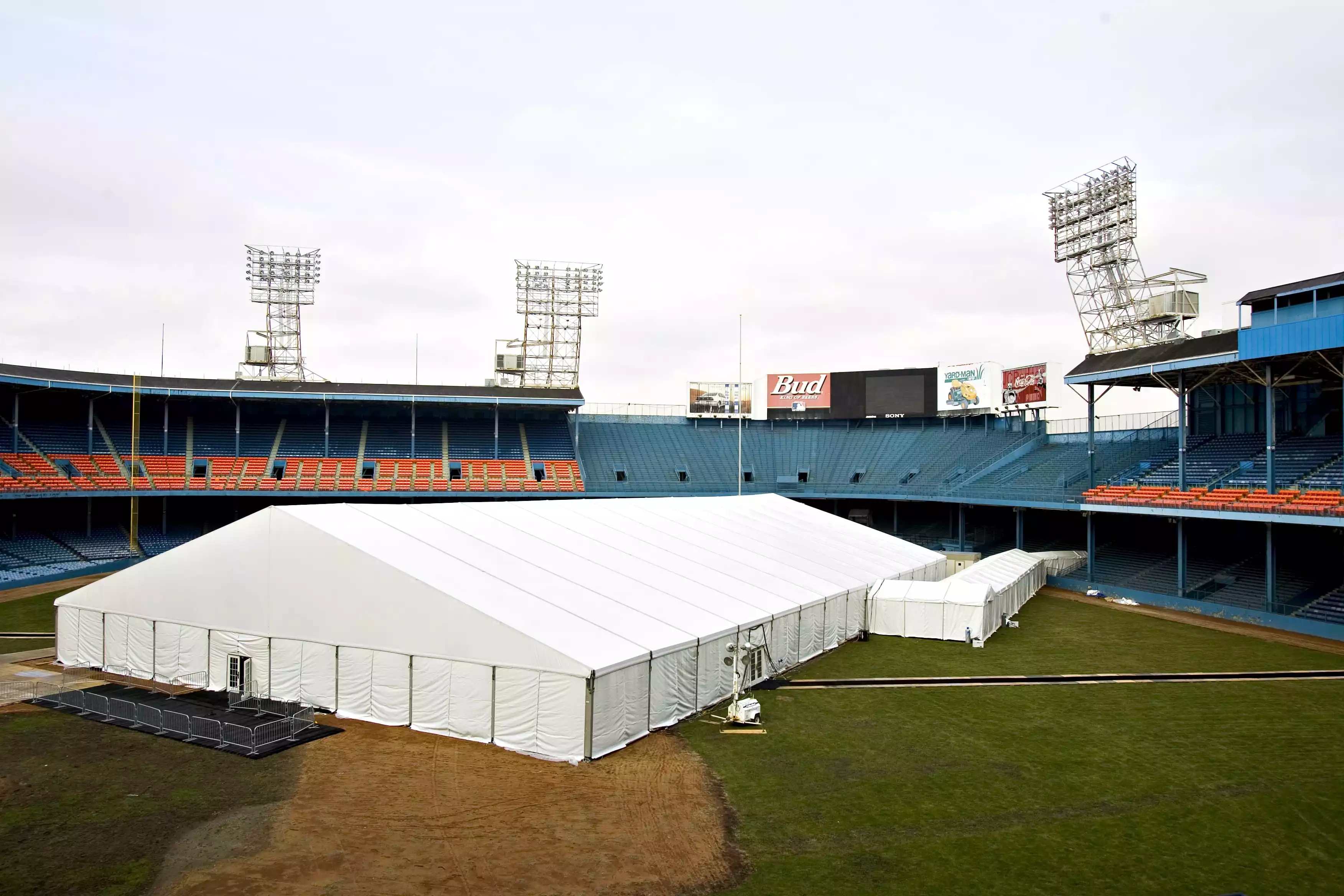 Bud Bowl Large Tent Rental At The Super Bowl | American Pavilion