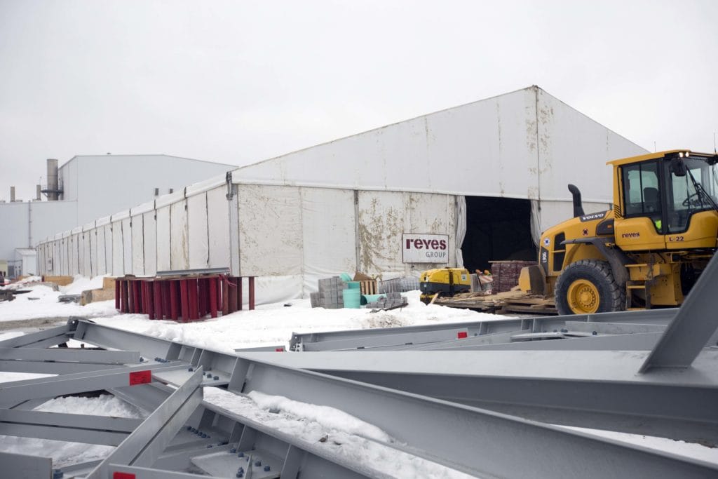 Construction Tents for Winter | American Pavilion