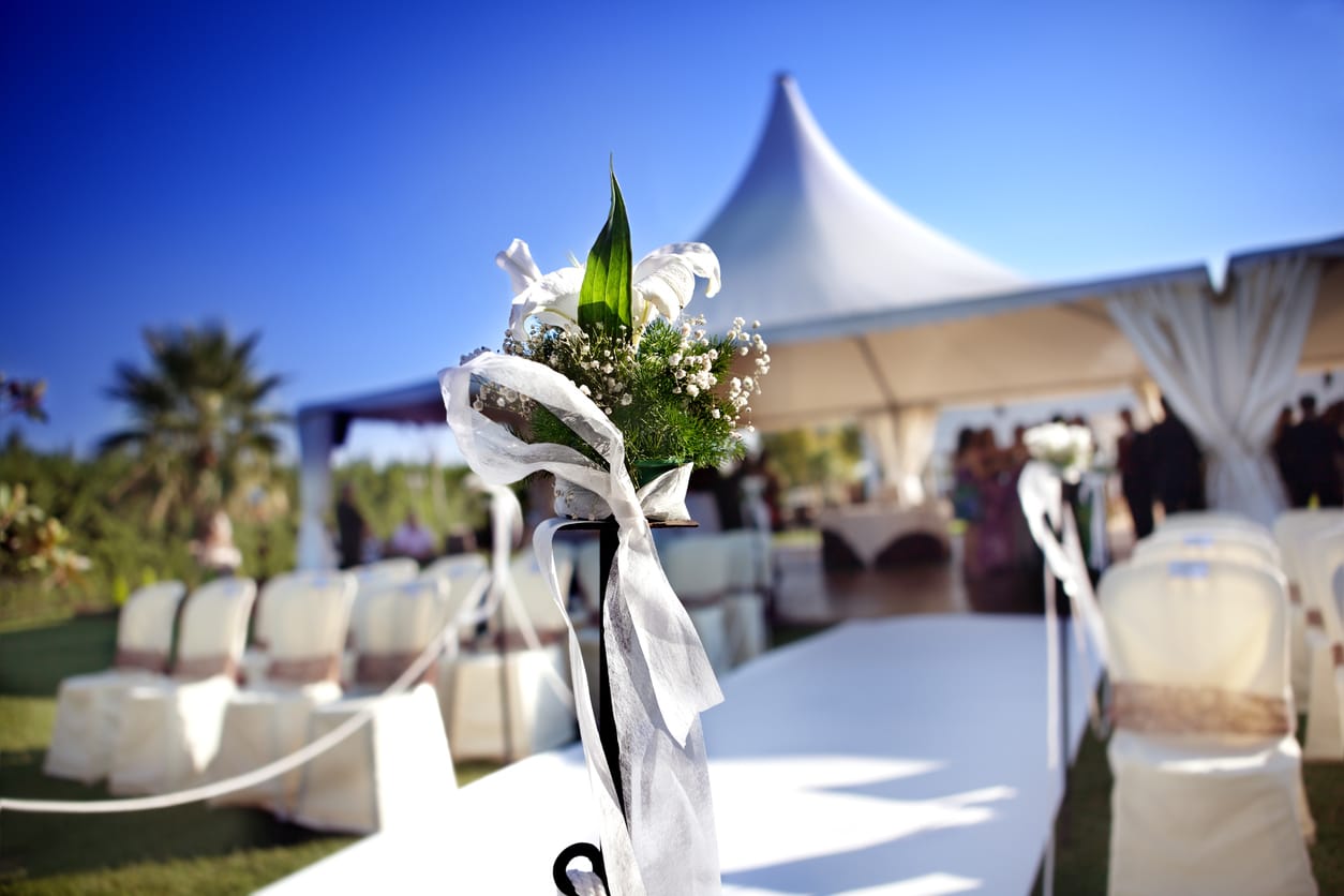 Outdoor Event Structures for Wedding | American Pavilion