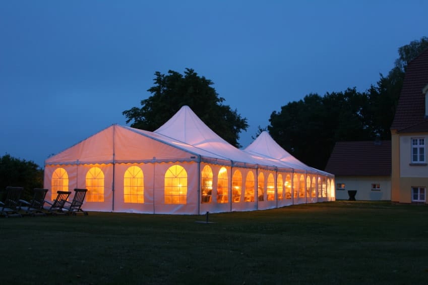 Nighttime Event In Tent | American Pavilion