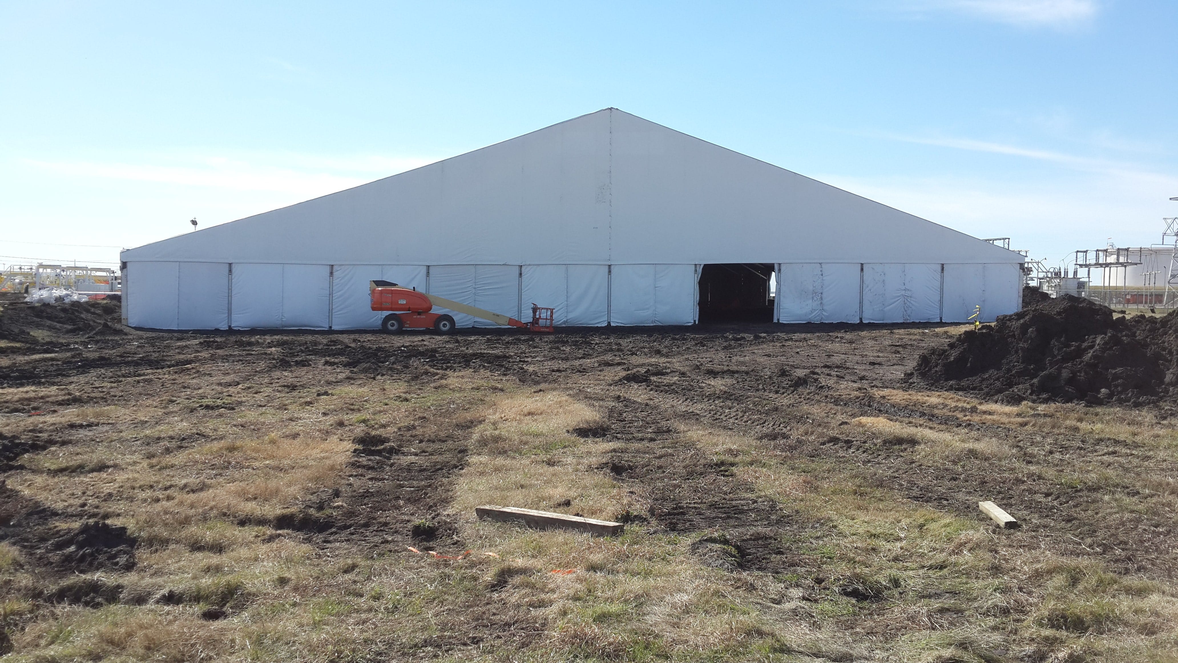 Construction Tent In Summer | American Pavilion