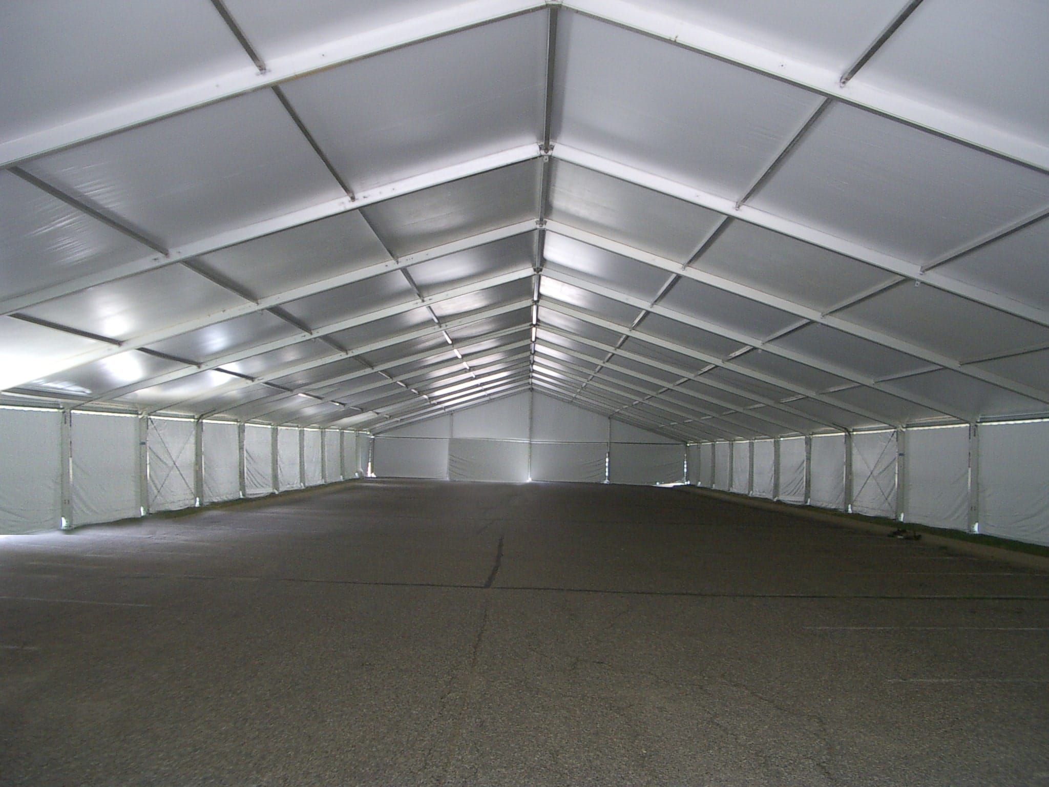 Inside of Clear Span Portable Tents | American Pavilion