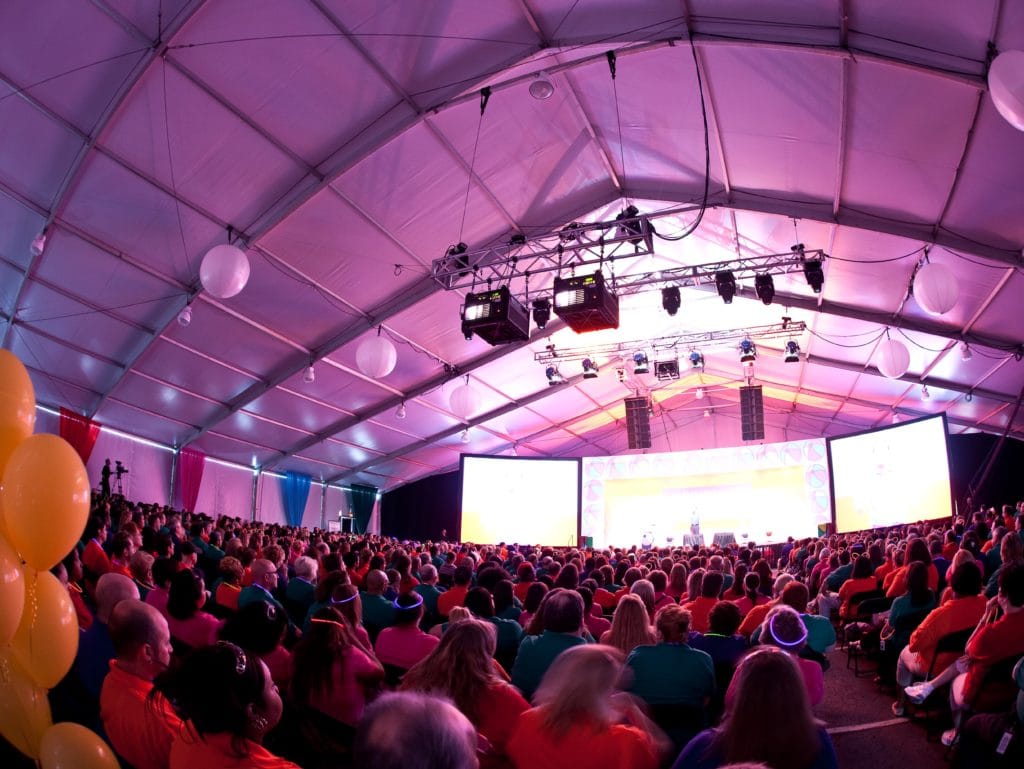 Lighting Options for Clear Span Tents - American Pavilion