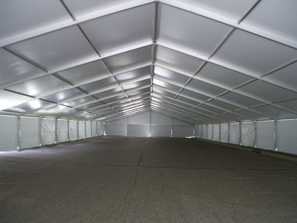 30' x 30' Disaster Relief Frame Tent Structure