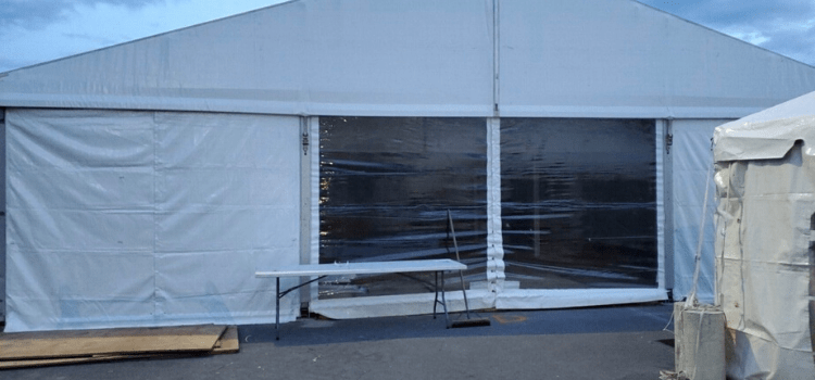 Outside Temporary Tent for Restaurants - American Pavilion