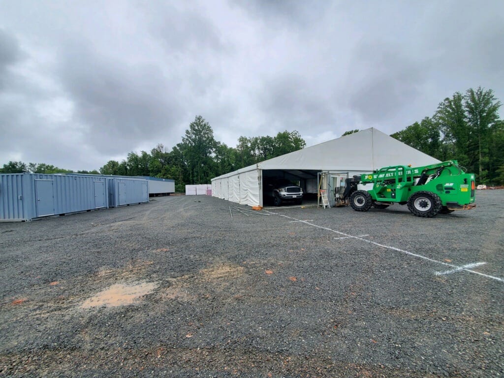 Construction Warehouse Storage - American Pavilion