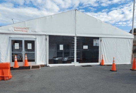 COVID Tent for Hospitals - Field Hospitals and Drive Thru Examinations and Testing for COVID - American Pavilion