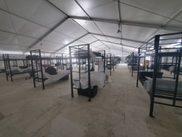 Military Tent Barracks - American Pavilion