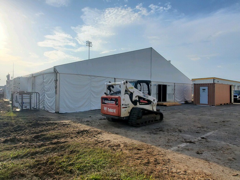 On-Site Storage Tents - American Pavilion