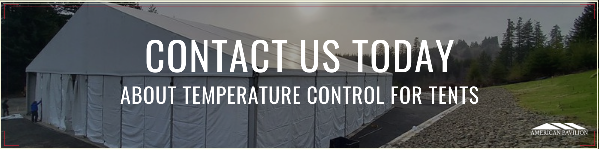 Investing in temperature control for your tent