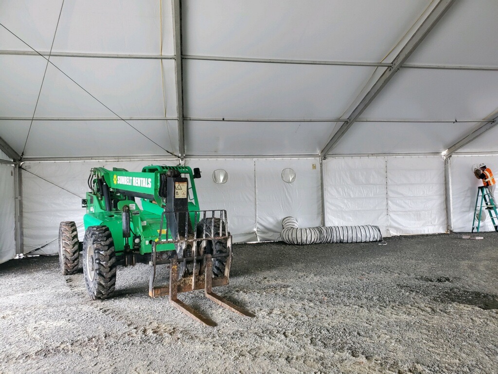 construction site tents