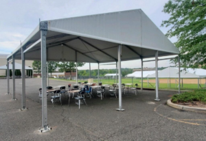 School Classrooms Under Tent - American Pavilion
