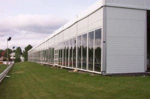 american pavilion glass sidewalls, rental glass walls, corporate entertaining clearspan tent   